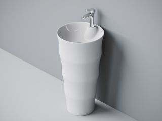 Раковина напольная Laguraty 212 B 42x83см белый